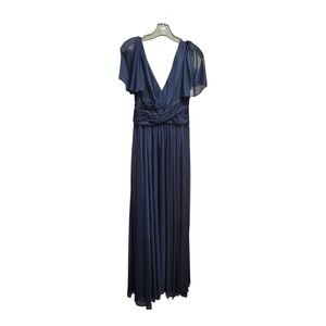 David's Bridal Navy Maxi Dress